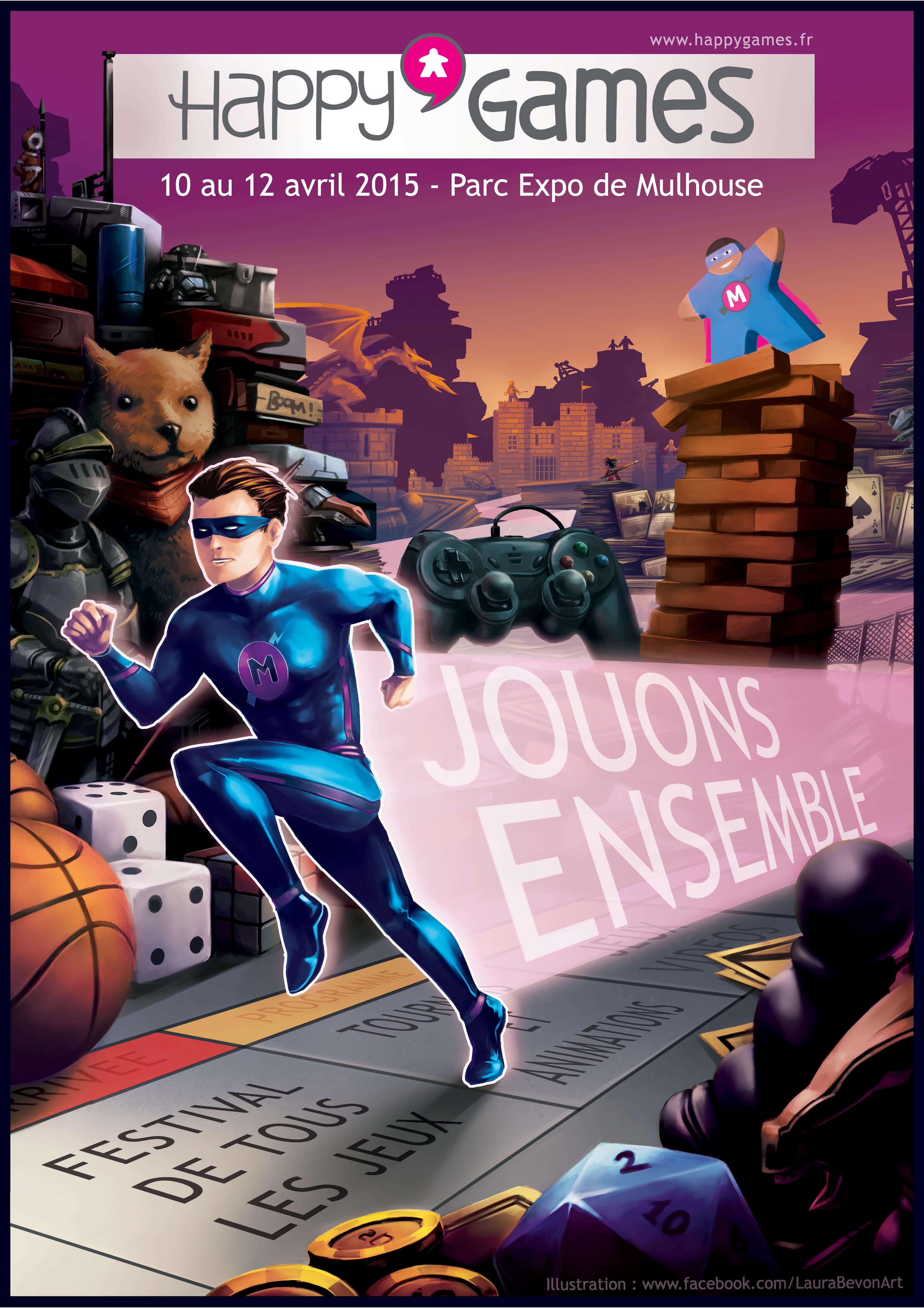 Couverture de l'article : 2ème édition du festival Happy'Games de Mulhouse