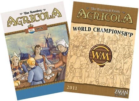Couverture de l'article : Agricola, deux decks, en anglais, sur les étals