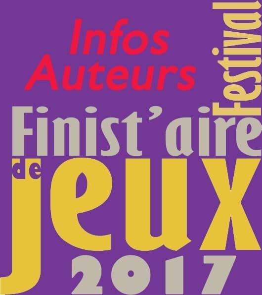 Couverture de l'article : FINIST'AIRE DE JEUX 2017 : des auteurs parrainés !
