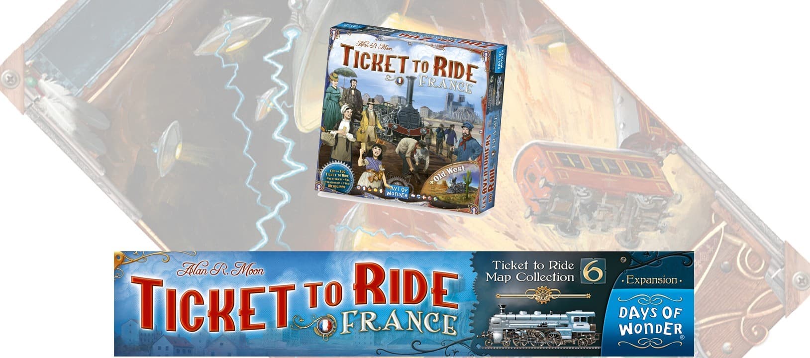 Couverture de l'article : Ticket to Ride - France : Saucisson, Baguette... réglettes !
