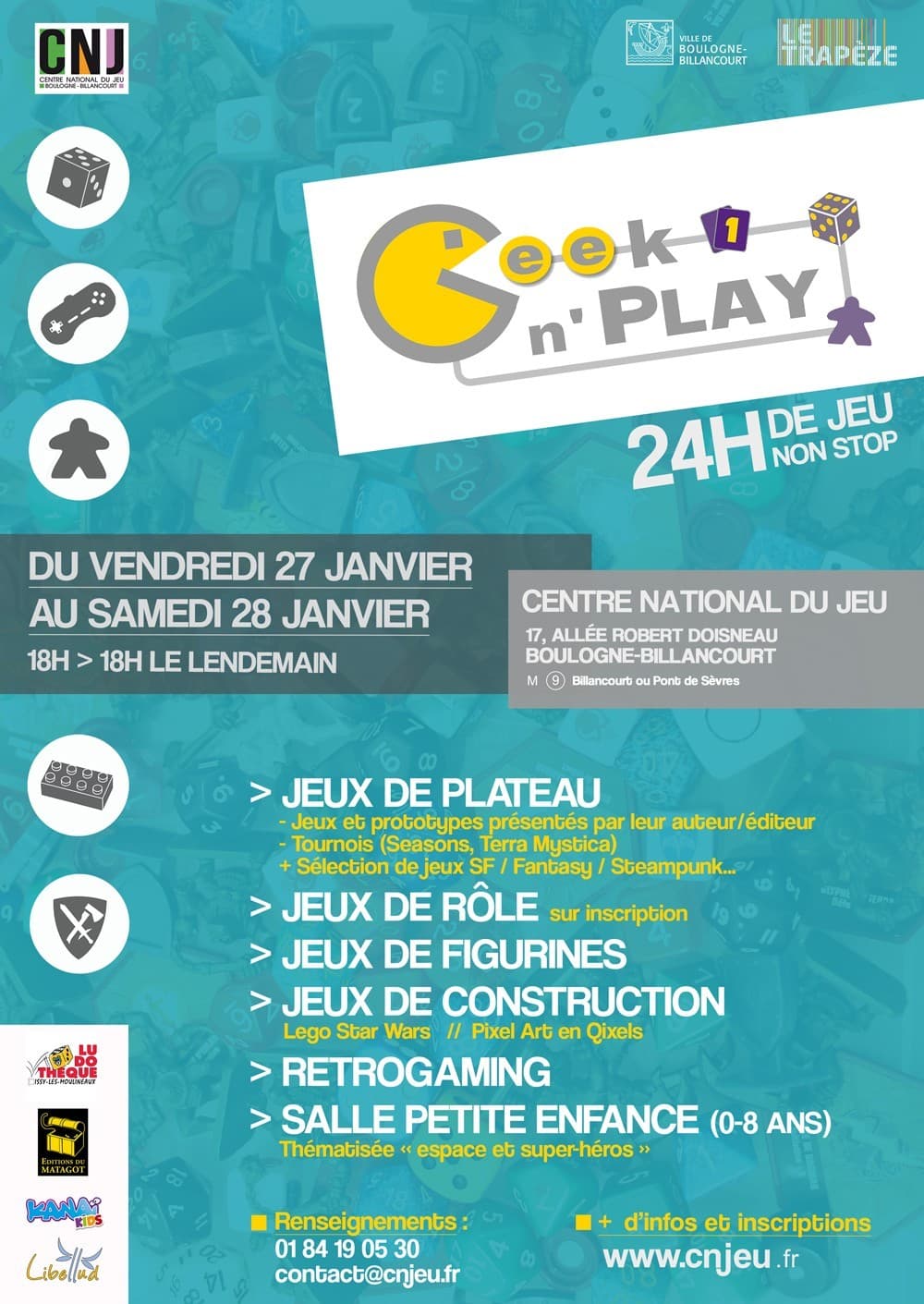 Couverture de l'article : GEEK N' PLAY #1 // 24h de jeu non-stop au CNJ