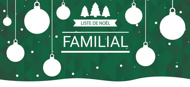 Couverture de l'article : Liste de noël Familial