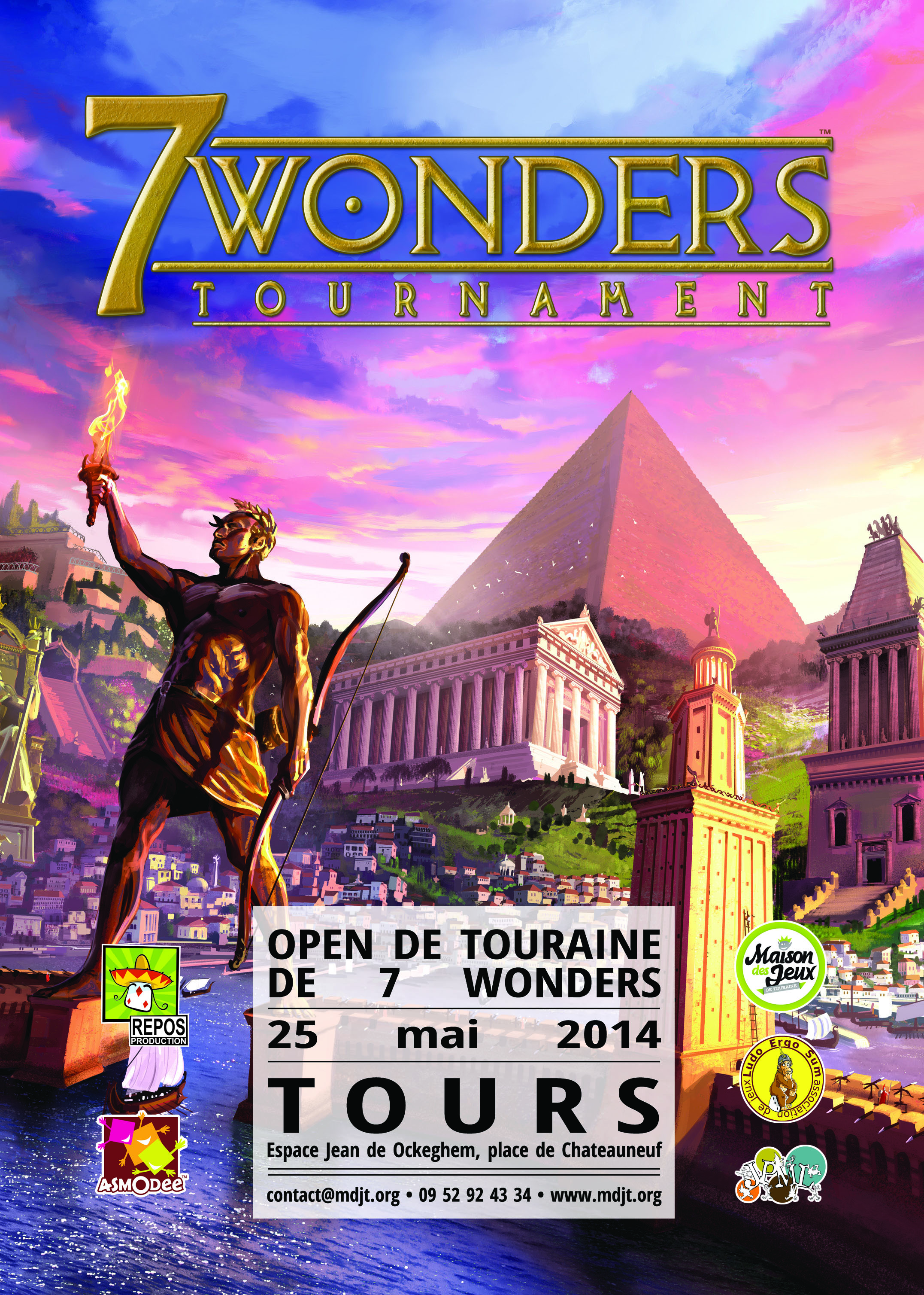 Couverture de l'article : Open de Touraine de 7 Wonders - 25 mai 2014