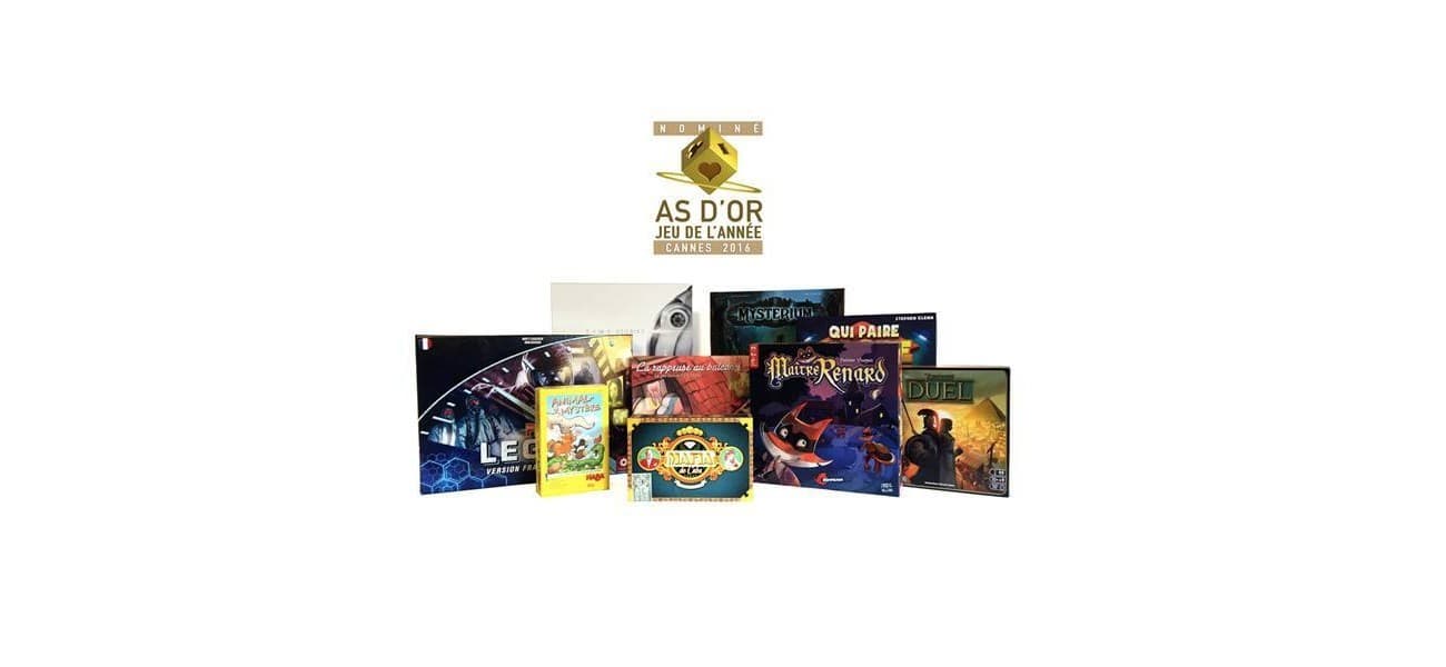 Couverture de l'article : Jeu de l'Année - As d'Or, les nommés sont...
