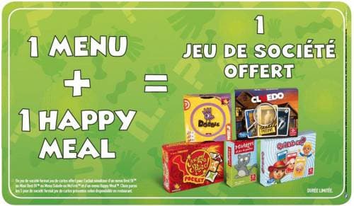 Couverture de l'article : Un Menu jeu de société chez mcdonald's