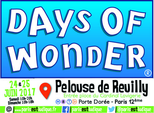 Couverture de l'article : Days of Wonder à Paris est Ludique, c'est ce Week-end !