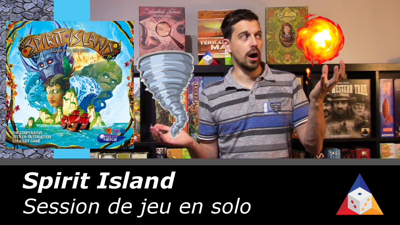 Couverture de l'article : Spirit Island - Session de jeu en solo!