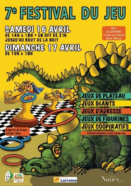 Couverture de l'article : Festival du Jeu de Nancy - 7ème édition
