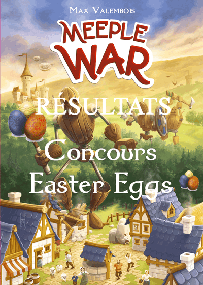 Couverture de l'article : Meeple War,  Résultats du concours Easter Eggs.