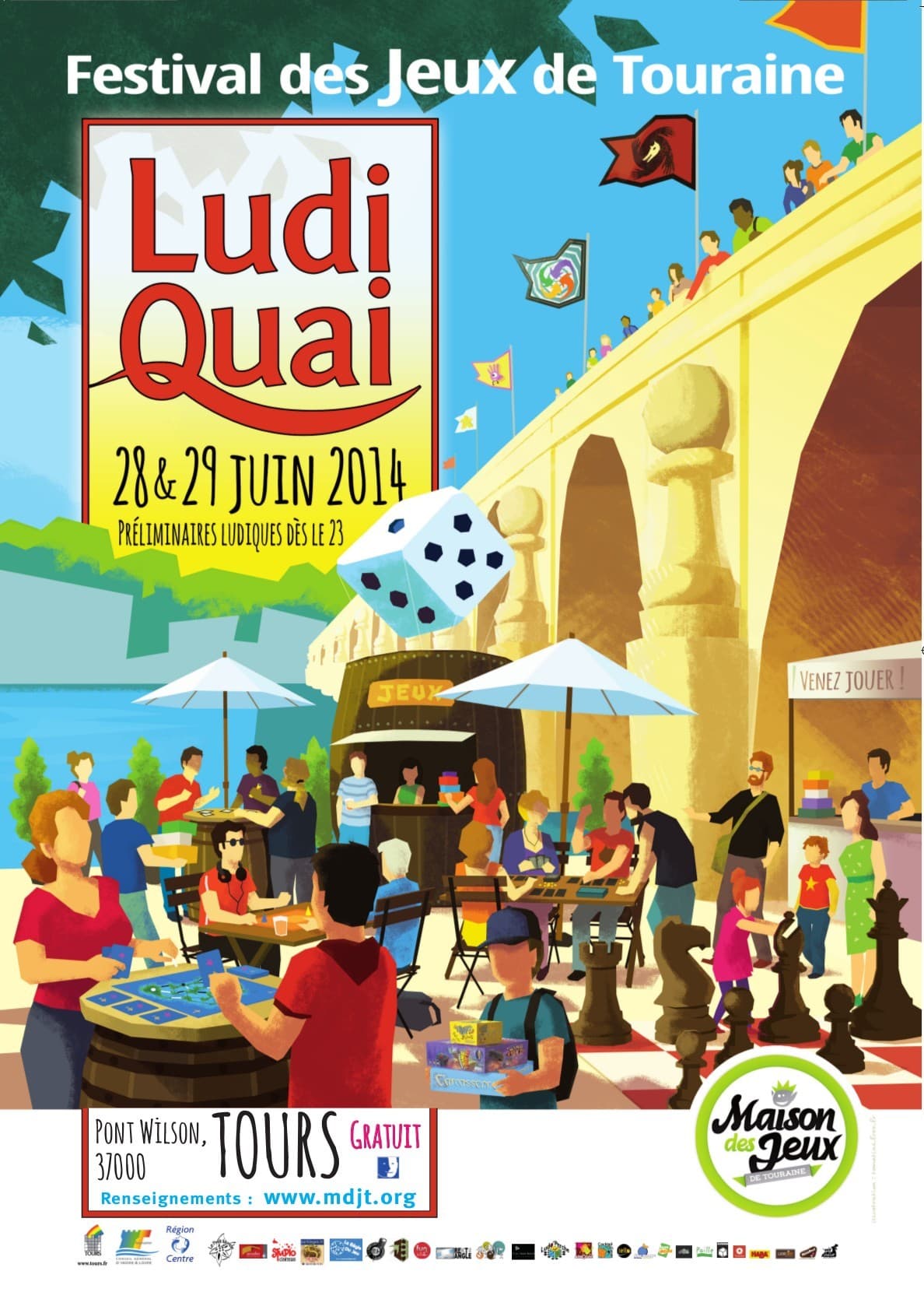 Couverture de l'article : Ludiquai – Festival Des Jeux de Touraine : un village festivalier pour (re)découvrir la diversité du monde du jeu