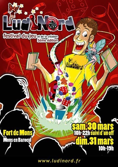 Couverture de l'article : Ludinord c'est le 30 & 31 mars 2013