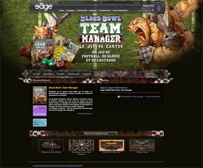 Couverture de l'article : [Blood Bowl Team Manager] le site en français