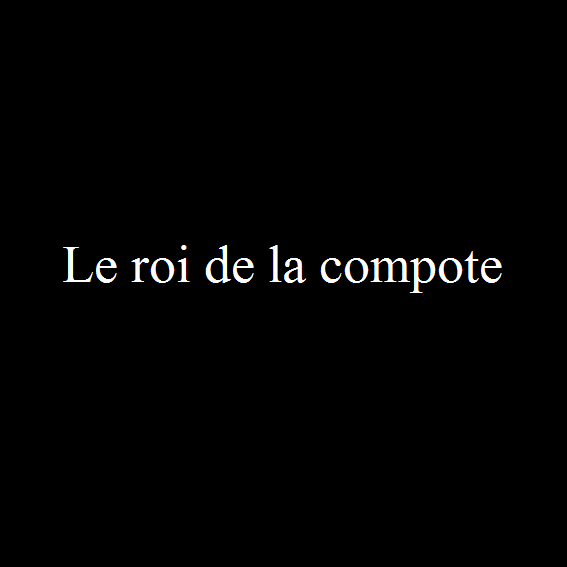 Le jeu gratuit du vendredi :  Le roi de la compote