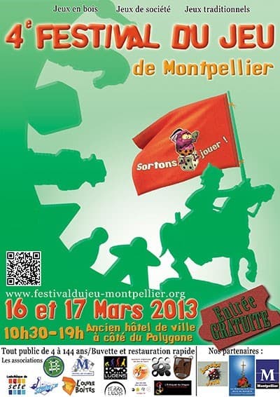 Couverture de l'article : 4ème édition du Festival du Jeu de Montpellier: 16 et 17 mars 2013