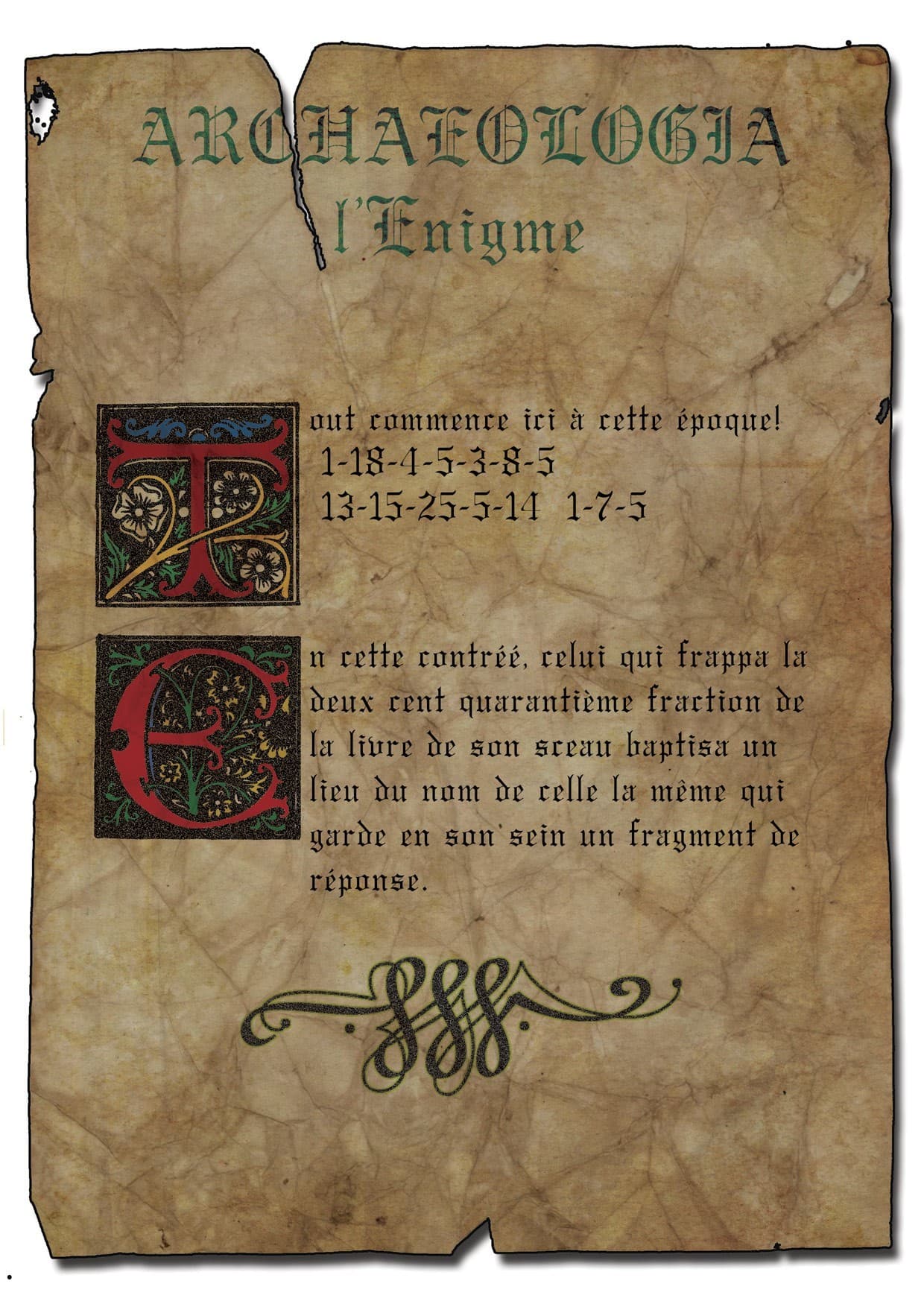 Couverture de l'article : ARCHAEOLOGIA chasse au tresor !!!