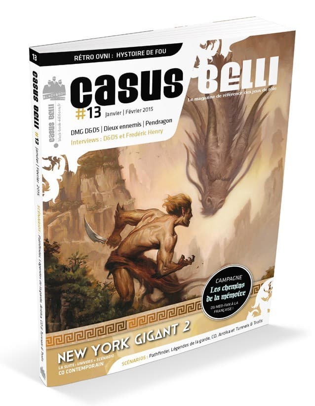 Couverture de l'article : Fred Henry dans Casus Belli #13