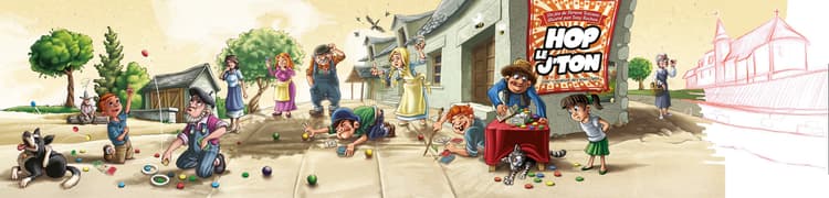 Boîte du jeu : Hop le J'ton