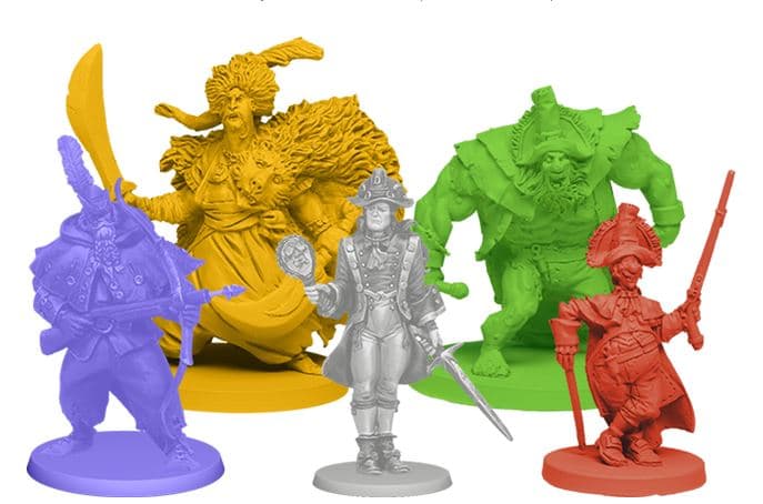 Boîte du jeu : Rum & Bones Second Tide : League of Extraordinary Pirates - Hero Pack