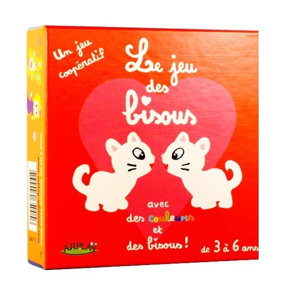 Boîte du jeu : le jeu des bisous