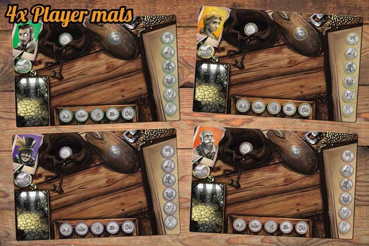 Boîte du jeu : Dice Brewing - Player mats