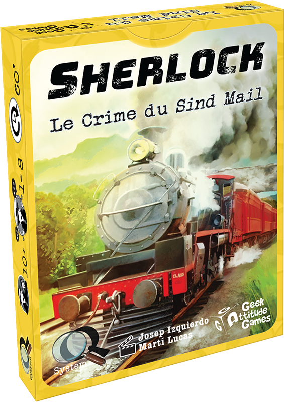 Boîte du jeu : Q-Sherlock : le crime du Sind Mail