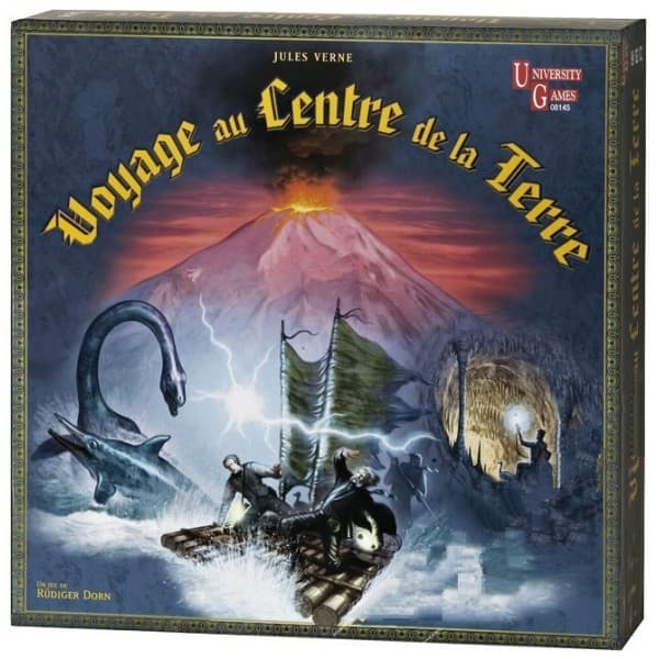 Boîte du jeu : Voyage au centre de la Terre
