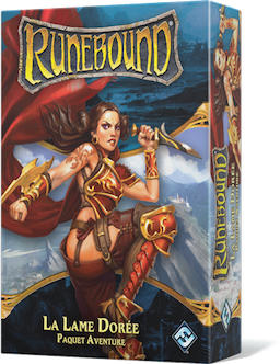 Couverture de Runebound 3ème édition, La lame dorée