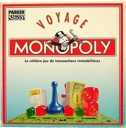 Boîte du jeu : Monopoly voyage