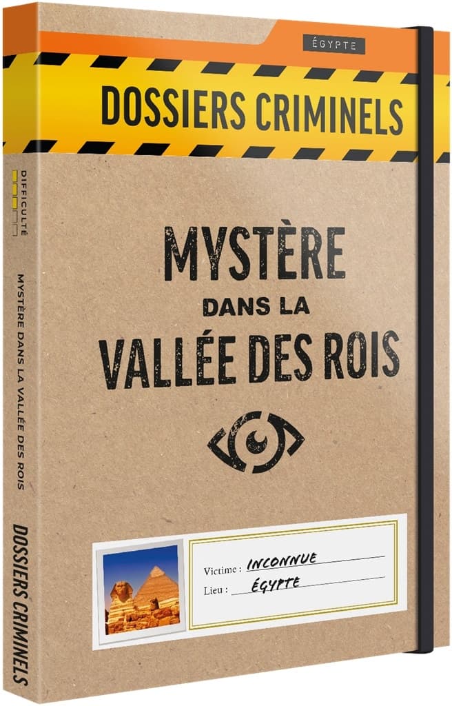 Boîte du jeu : Dossiers Criminels : Mystère dans la Vallée des Rois