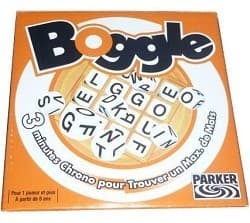 Boîte du jeu : Boggle