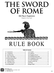 Boîte du jeu : Sword of Rome 5 player expansion