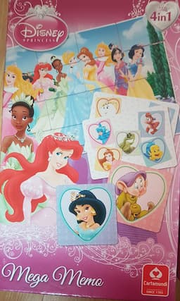 Couverture de Méga Mémo - Disney Princess