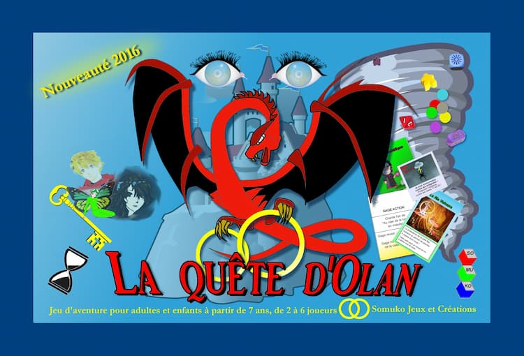 Boîte du jeu : LA QUETE D'OLAN