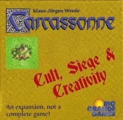 Couverture de Carcassonne : Cult, Siege & Creativity