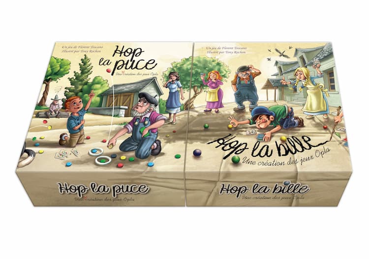 Boîte du jeu : Hop la puce