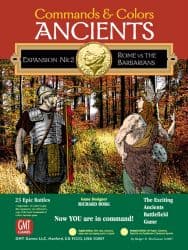 Couverture de Commands and Colors - Ancients : Rome & the Barbarians