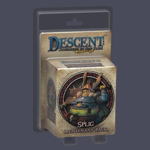 Boîte du jeu : Descent : Voyages dans les Ténèbres ! - Pack Lieutenant Splig