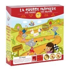 Couverture de La course farfelue des souris des champs