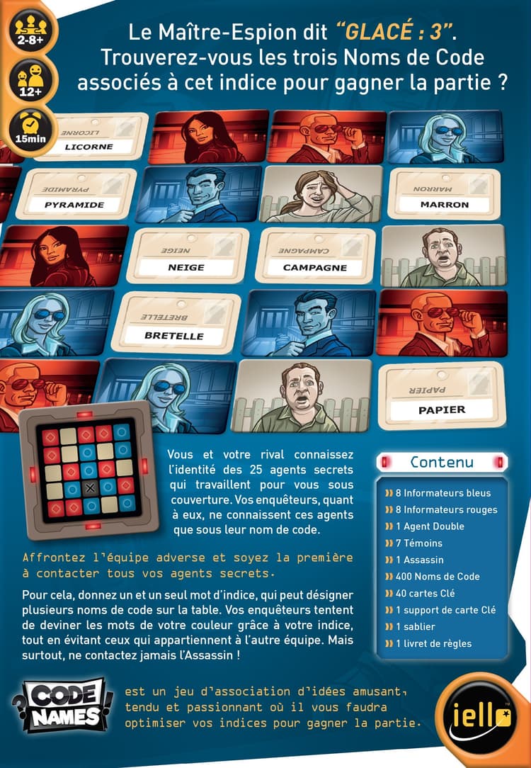 Boîte du jeu : Codenames
