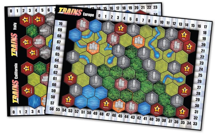 Boîte du jeu : Trains : Map Pack 2 – Europe, Italy and California