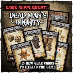 Couverture de Shadows of Brimstone : Dead Man's Bounty Supplement