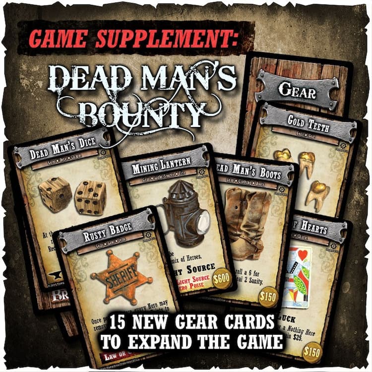 Boîte du jeu : Shadows of Brimstone : Dead Man's Bounty Supplement