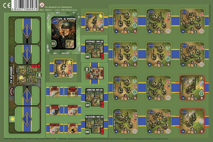 Boîte du jeu : US-Rangers