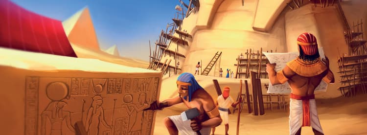 Boîte du jeu : Les Bâtisseurs - Antiquité