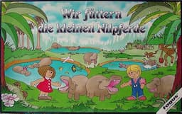 Couverture de Wir füttern die kleinen Nilpferde