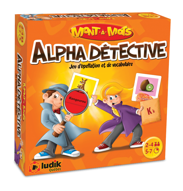 Boîte du jeu : Mont-à-mots Alpha Détective