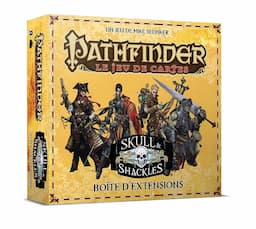 Couverture de Pathfinder le jeu de cartes Skull & Shackles Boîte d'extensions