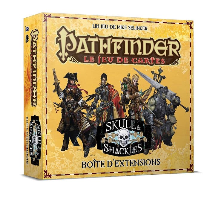 Boîte du jeu : Pathfinder le jeu de cartes Skull & Shackles Boîte d'extensions