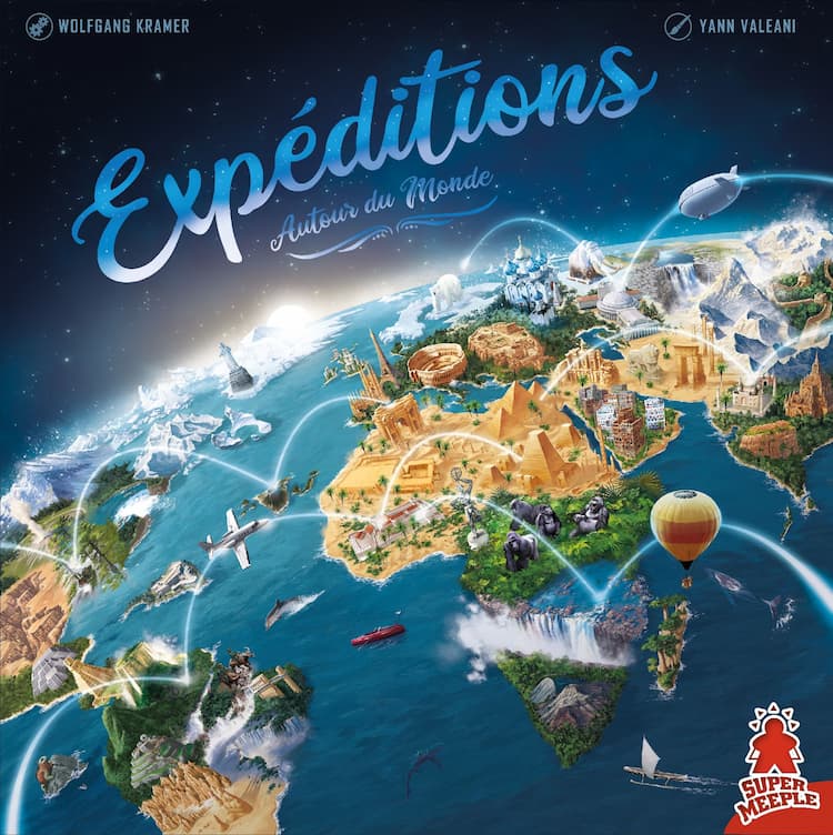 Boîte du jeu : Expéditions autour du monde