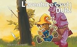 Couverture de L'aventure c'est dur!